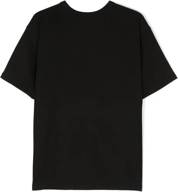 Calvin Klein Kids T-shirt met logopatch Zwart
