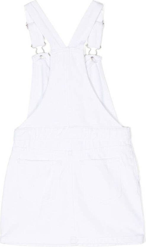 Calvin Klein Kids Jurk met logopatch Wit