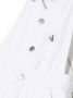 Calvin Klein Kids Jurk met logopatch Wit - Thumbnail 3