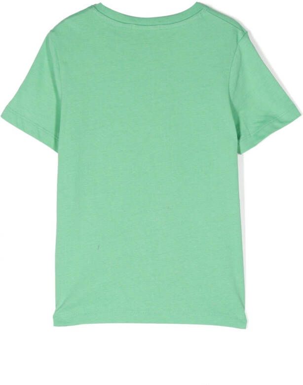 Calvin Klein Kids T-shirt met logopatch Groen