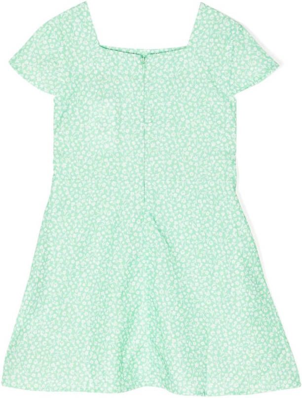 Calvin Klein Kids Jurk met logopatch Groen