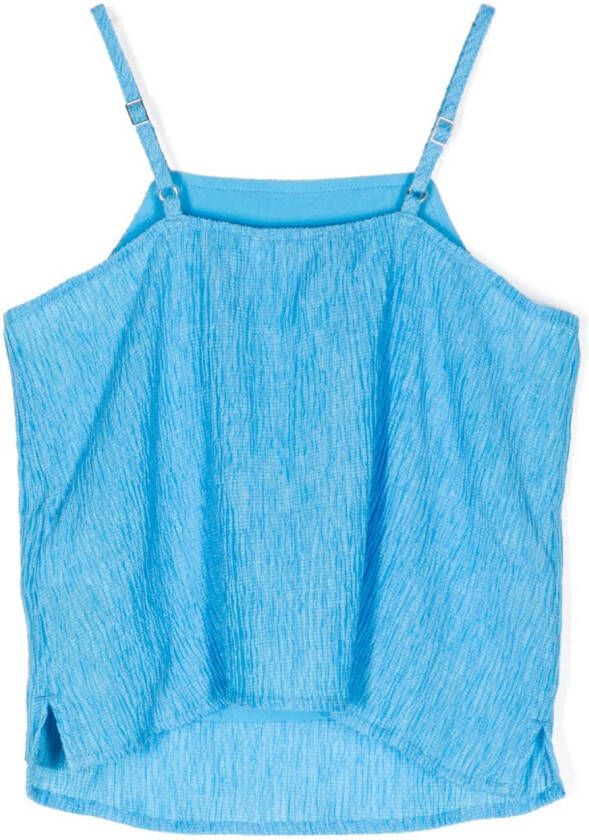 Calvin Klein Kids Tanktop met logopatch Blauw
