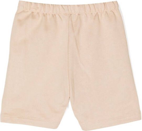 Calvin Klein Kids Shorts met logoprint Beige