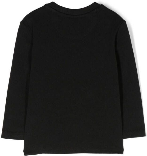 Calvin Klein Kids Sweater met logoprint Zwart