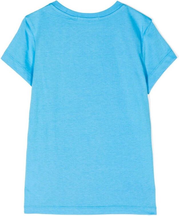 Calvin Klein Kids T-shirt met logoprint Blauw