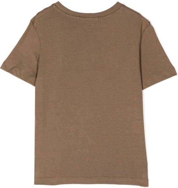 Calvin Klein Kids T-shirt met logoprint Bruin