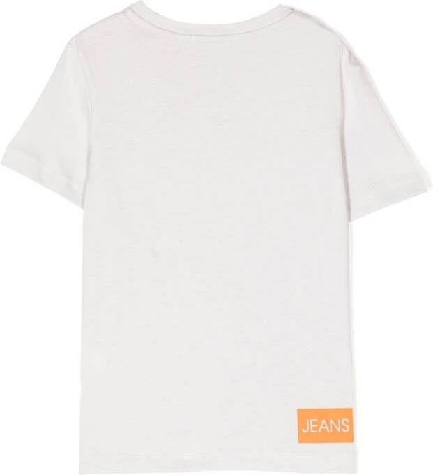 Calvin Klein Kids T-shirt met logoprint Grijs