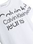 Calvin Klein Kids T-shirt met logoprint Wit - Thumbnail 3