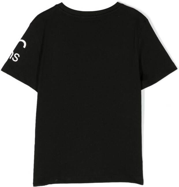 Calvin Klein Kids T-shirt met logoprint Zwart