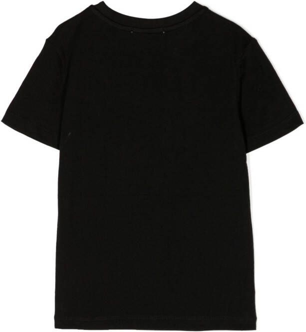 Calvin Klein Kids T-shirt met logoprint Zwart