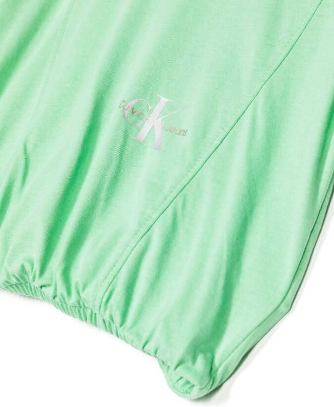 Calvin Klein Kids T-shirt met logoprint Groen