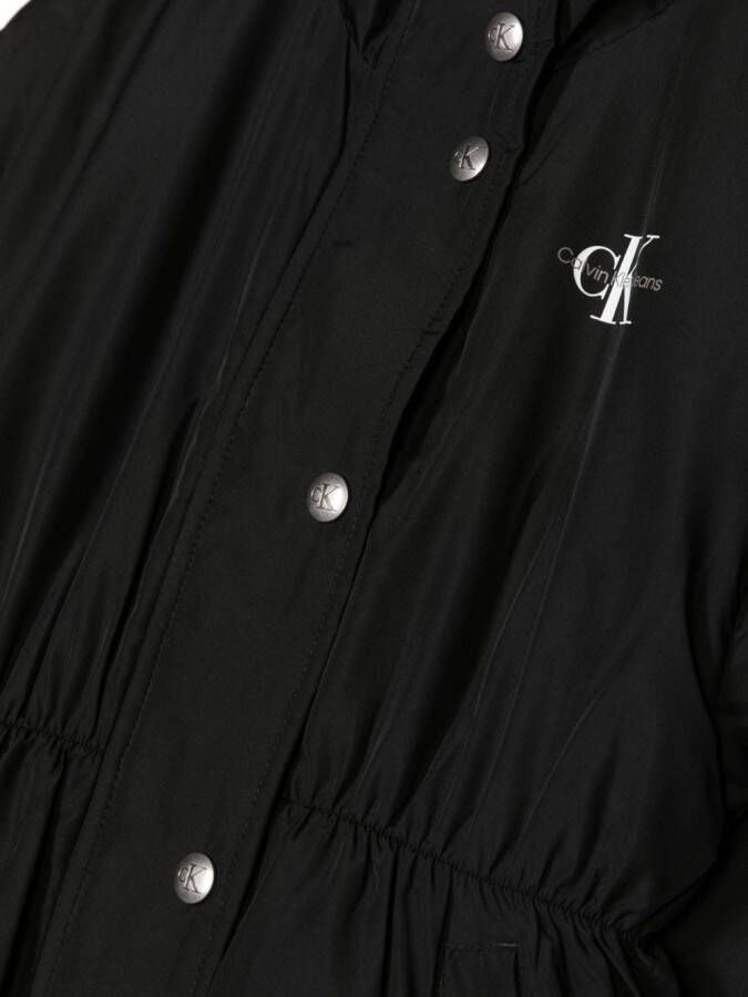 Calvin Klein Kids Jack met drukknoopsluiting Zwart