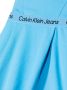 Calvin Klein Kids Jurk met logo-afwerking Blauw - Thumbnail 3