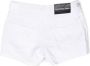 Calvin Klein Kids Mid waist spijkershorts Wit - Thumbnail 2