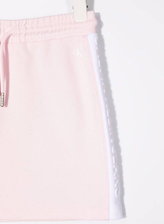 Calvin Klein Kids Mini-rok met logostreep Roze