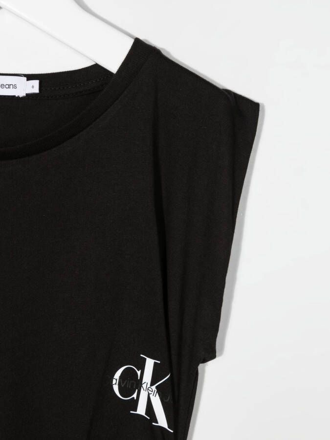 Calvin Klein Kids Mouwloze jurk Zwart