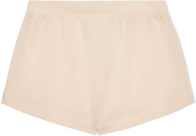Calvin Klein Kids Pyjamashorts met logoprint Beige
