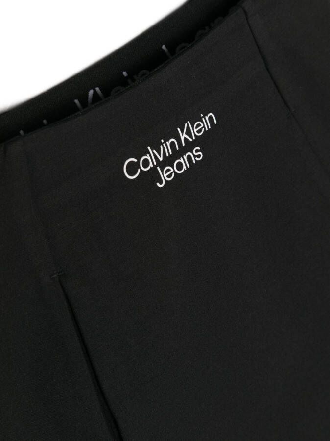 Calvin Klein Kids Rok met logoprint Zwart