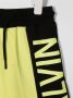 Calvin Klein Kids Shorts met logoprint Geel - Thumbnail 3