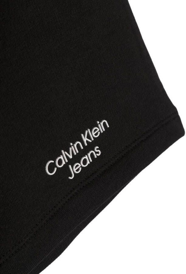 Calvin Klein Kids Shorts met logoprint Zwart