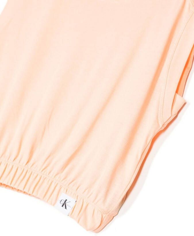 Calvin Klein Kids Mouwloze top Oranje