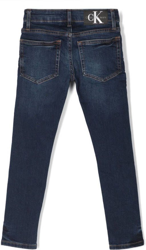 Calvin Klein Kids Straight jeans Blauw