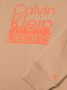 Calvin Klein Kids Sweater met logoprint Beige - Thumbnail 3