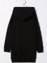 Calvin Klein Kids Sweaterjurk met capuchon Zwart - Thumbnail 2