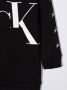 Calvin Klein Kids Sweaterjurk met capuchon Zwart - Thumbnail 3
