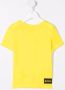 Calvin Klein Kids T-shirt met logoprint Geel - Thumbnail 1