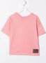 Calvin Klein Kids T-shirt met logoprint Roze - Thumbnail 2
