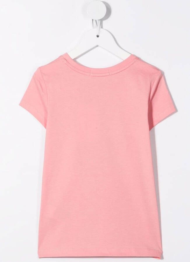 Calvin Klein Kids T-shirt met logoprint Roze