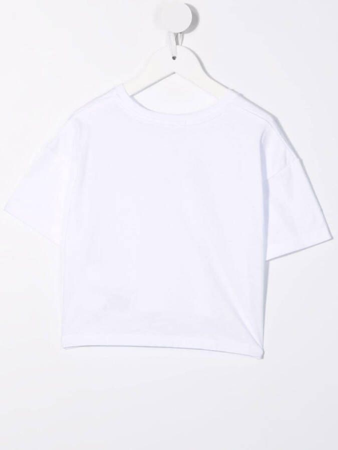Calvin Klein Kids T-shirt met logoprint Wit