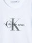 Calvin Klein Kids T-shirt met logoprint Wit - Thumbnail 3