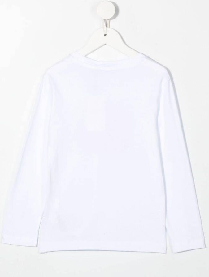 Calvin Klein Kids T-shirt met logoprint Wit