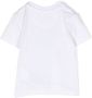 Calvin Klein Kids T-shirt van stretch-katoen Wit - Thumbnail 2