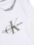 Calvin Klein Kids T-shirt van stretch-katoen Wit - Thumbnail 3