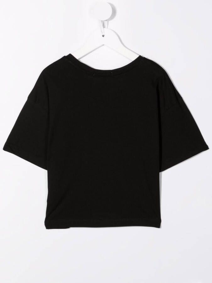 Calvin Klein Kids T-shirt met logoprint Zwart