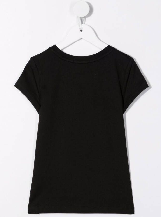 Calvin Klein Kids T-shirt met logoprint Zwart