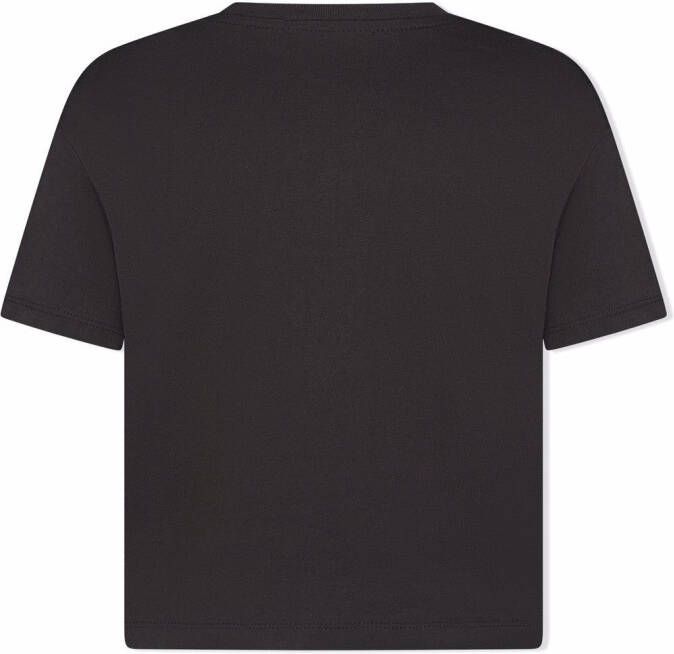 Calvin Klein Kids T-shirt met logoprint Zwart