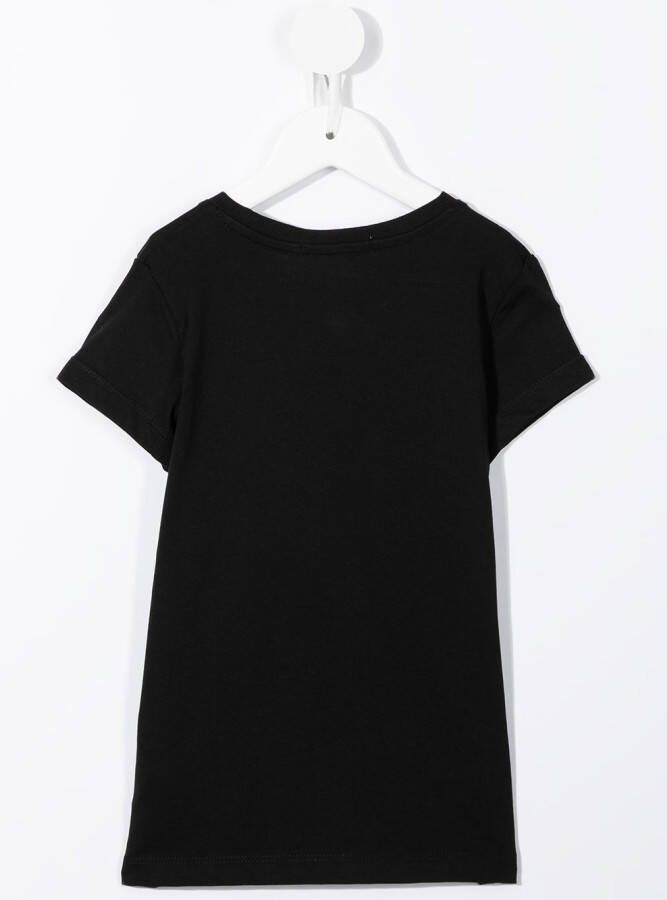 Calvin Klein Kids T-shirt met logoprint Zwart