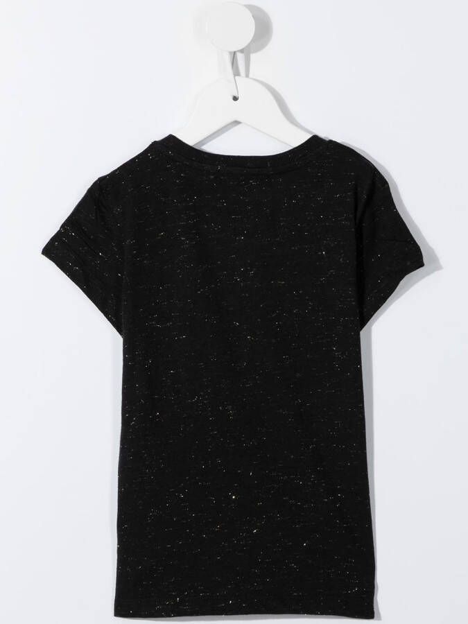Calvin Klein Kids T-shirt met logoprint Zwart
