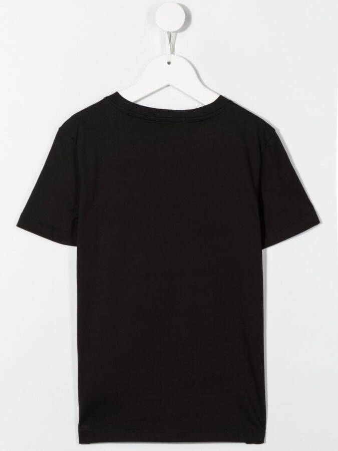 Calvin Klein Kids T-shirt met logoprint Zwart