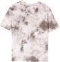 Calvin Klein Kids T-shirt met tie-dye print Bruin - Thumbnail 2