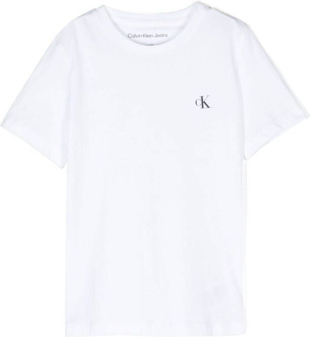 Calvin Klein Kids T-shirts met logoprint Grijs