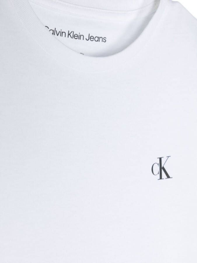 Calvin Klein Kids T-shirts met logoprint Grijs