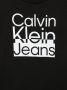 Calvin Klein Kids Top met logoprint Zwart - Thumbnail 3