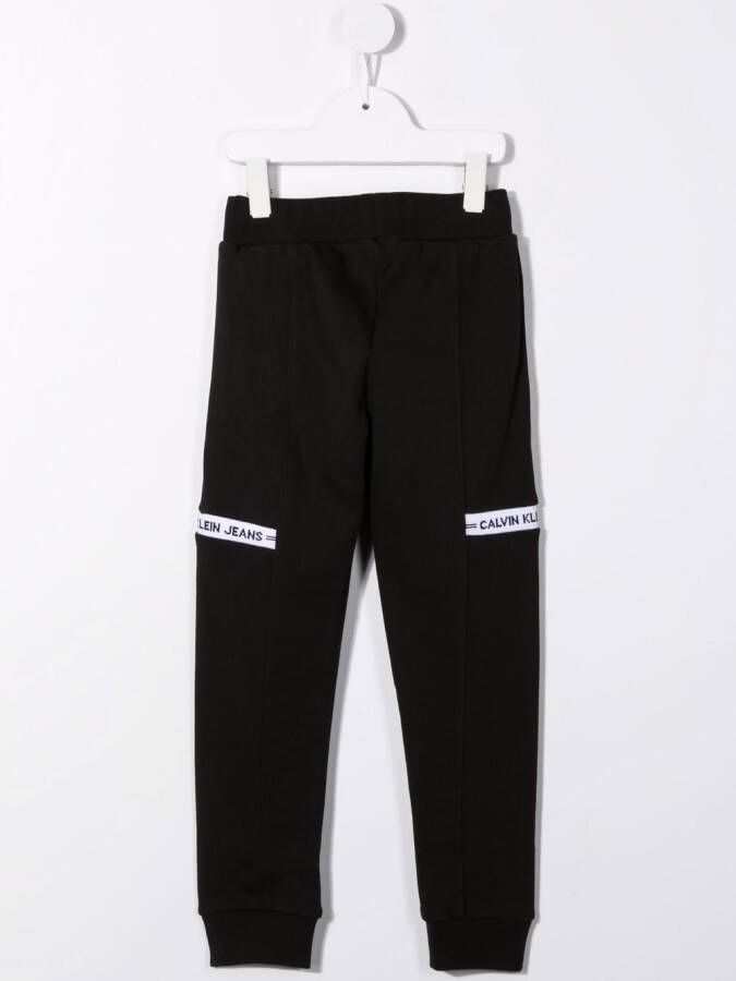 Calvin Klein Kids Trainingsbroek met logoprint Zwart