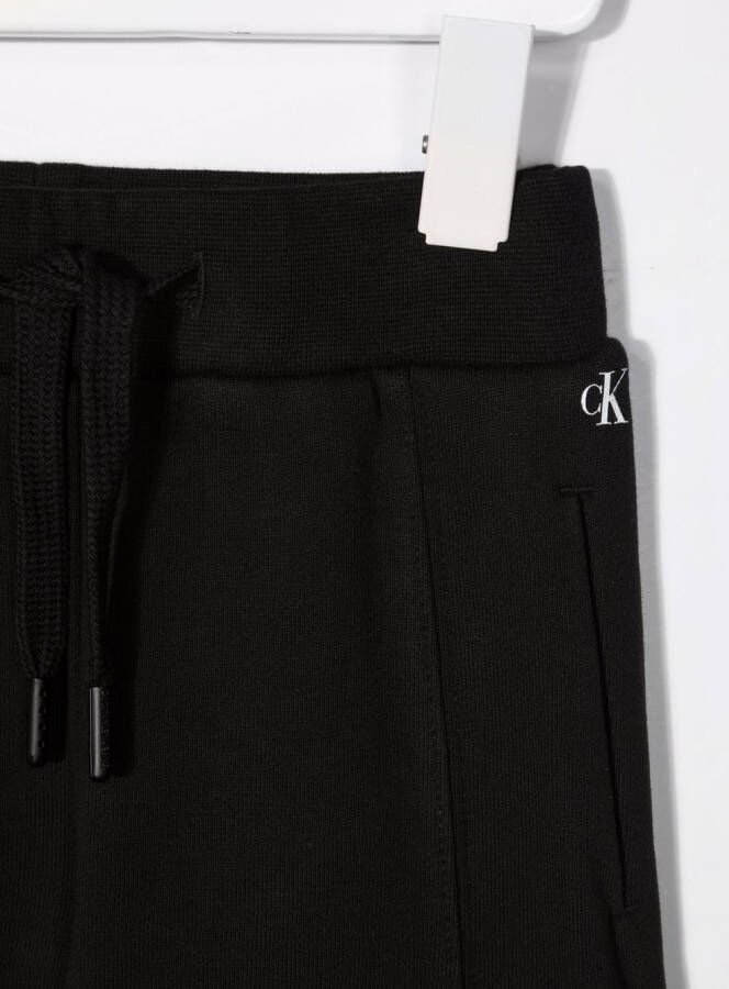 Calvin Klein Kids Trainingsbroek met logoprint Zwart