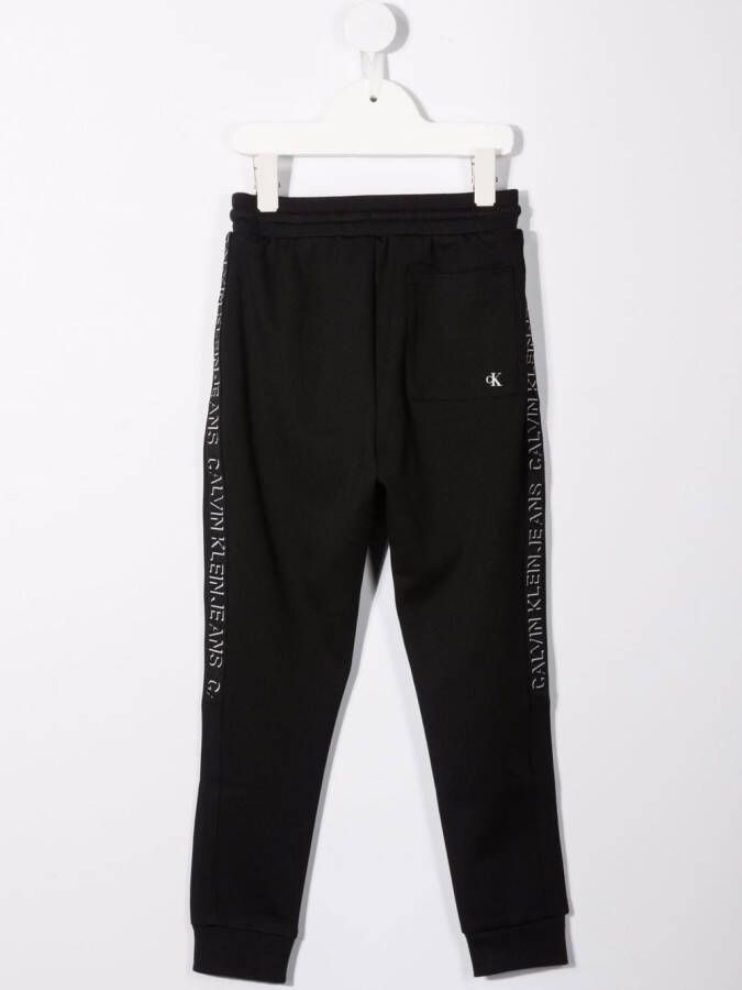 Calvin Klein Kids Trainingsbroek met logoband Zwart
